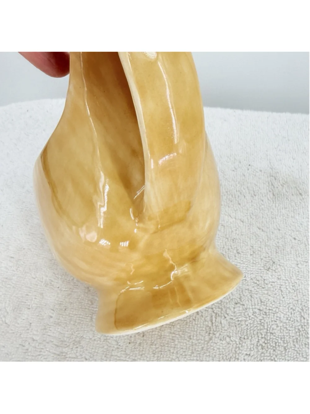 POTTERY BARN SAUSALITO GRAVY/SAUCE BOAT YELLOW AMBER